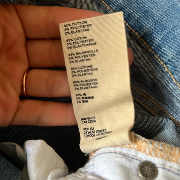 Free People Denim Great Heights Frayed Fringe Skinny Jeans - Picture 11 of 12